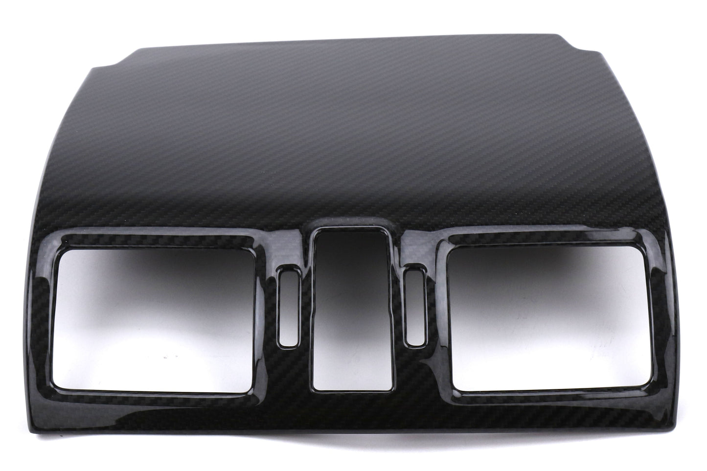 OLM LE Dry Carbon Fiber Center AC Trim Covers - 2016-2021 Subaru WRX / STI 2014-2018 Forester 2016-2017 Crosstrek by OLM