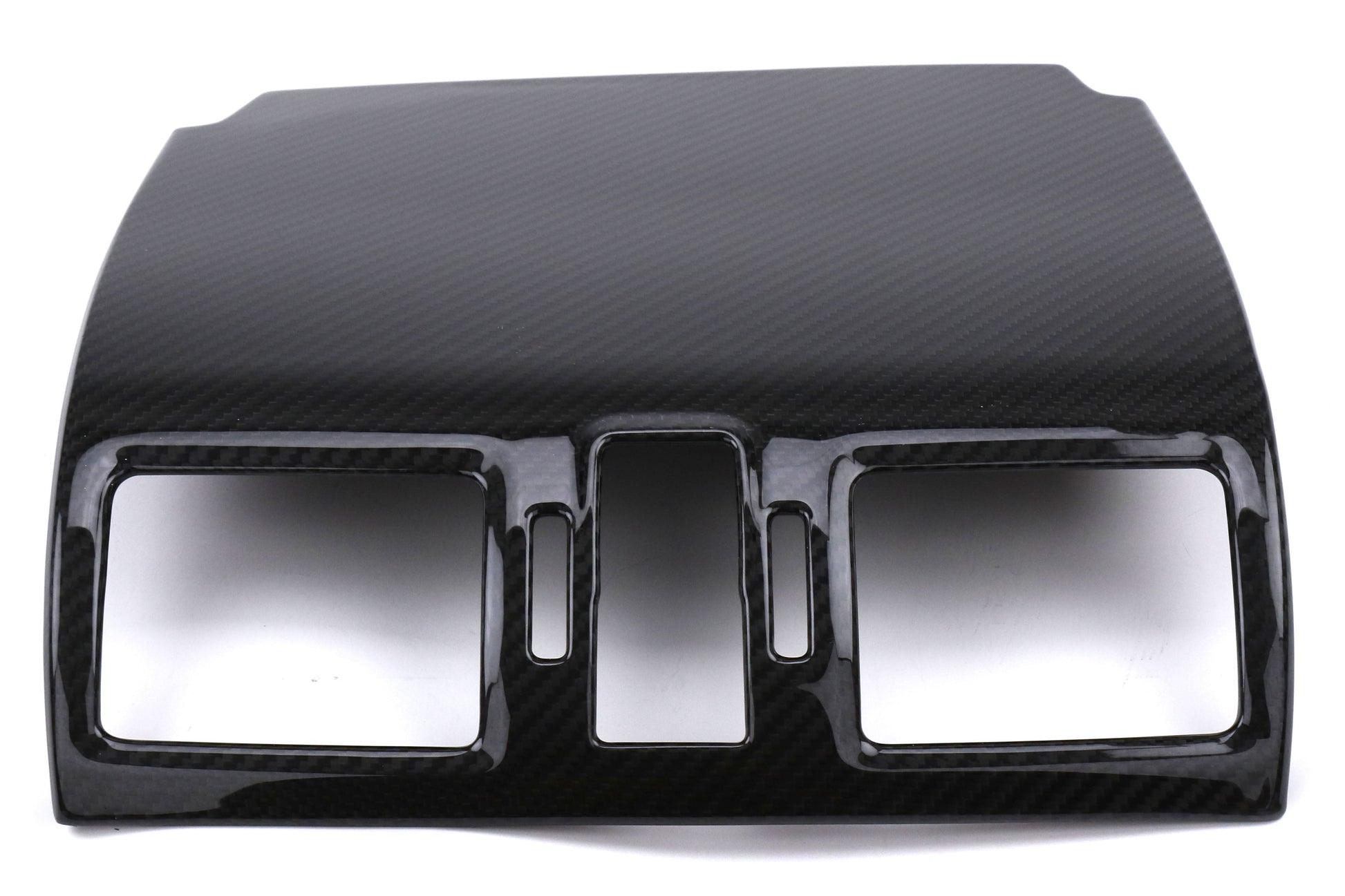 OLM LE Dry Carbon Fiber Center AC Trim Covers - 2016-2021 Subaru WRX / STI 2014-2018 Forester 2016-2017 Crosstrek by OLM