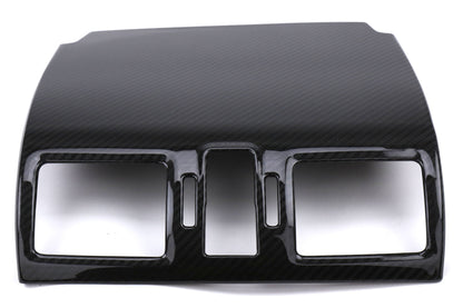 OLM LE Dry Carbon Fiber Center AC Trim Covers - 2016-2021 Subaru WRX / STI 2014-2018 Forester 2016-2017 Crosstrek by OLM