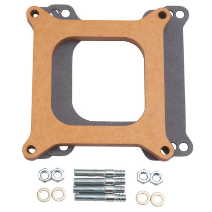Edelbrock Carb Spacer 1/2-Inch Open Wood Design by Edelbrock