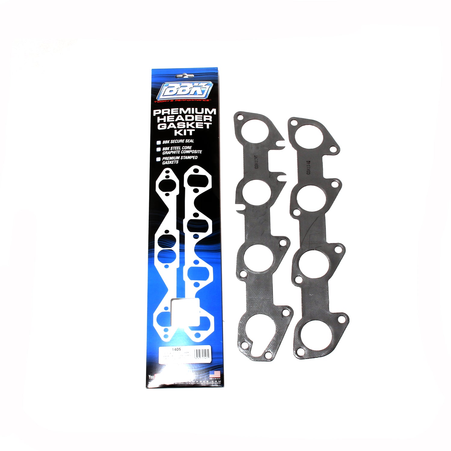 PREMIUM HEADER GASKET SET DODGE 5.7 / 6.1L HEMI (PAIR). by BBK Performance Parts