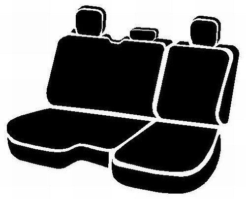 SP80 Series - Seat Protector Poly-Cotton Custom Fit Rear Seat Cover - Black by FIA