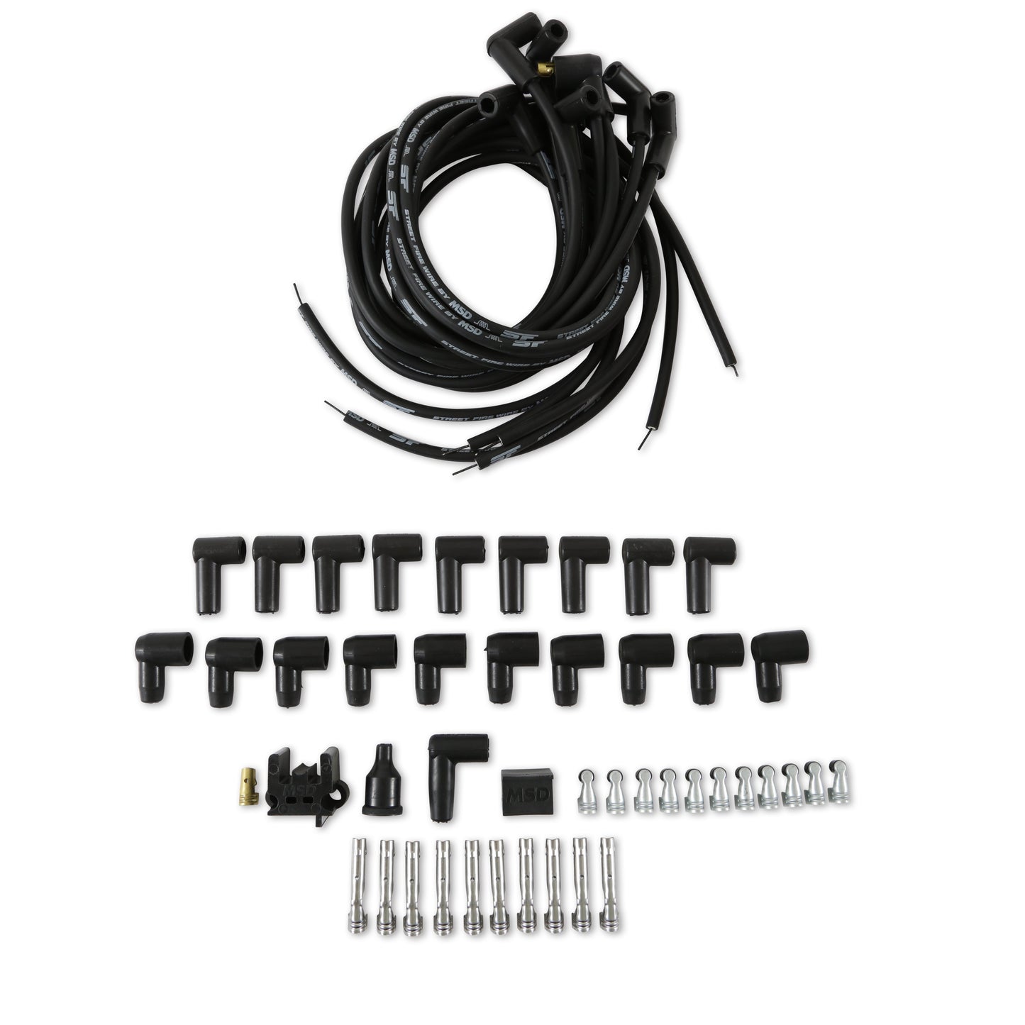 Street-Fire Wire Set 8 Cyl 90°, Sock/ HEI, Univ by MSD