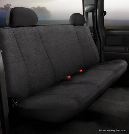 TR40 Series - Wrangler Saddleblanket Custom Fit Rear Seat Cover - Solid Black by FIA