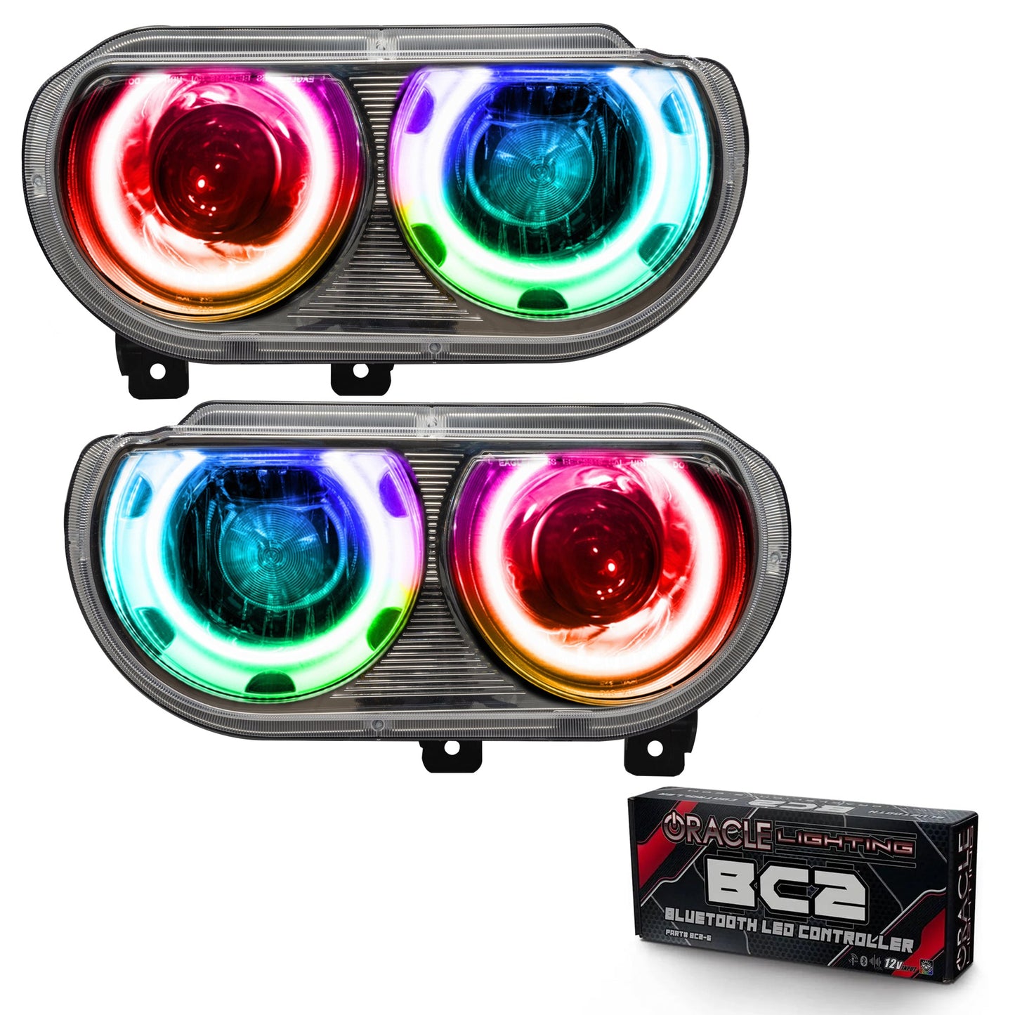 ORACLE Lighting 2008-2014 Dodge Challenger Pre-Assembled Headlights - HID by ORACLE Lighting