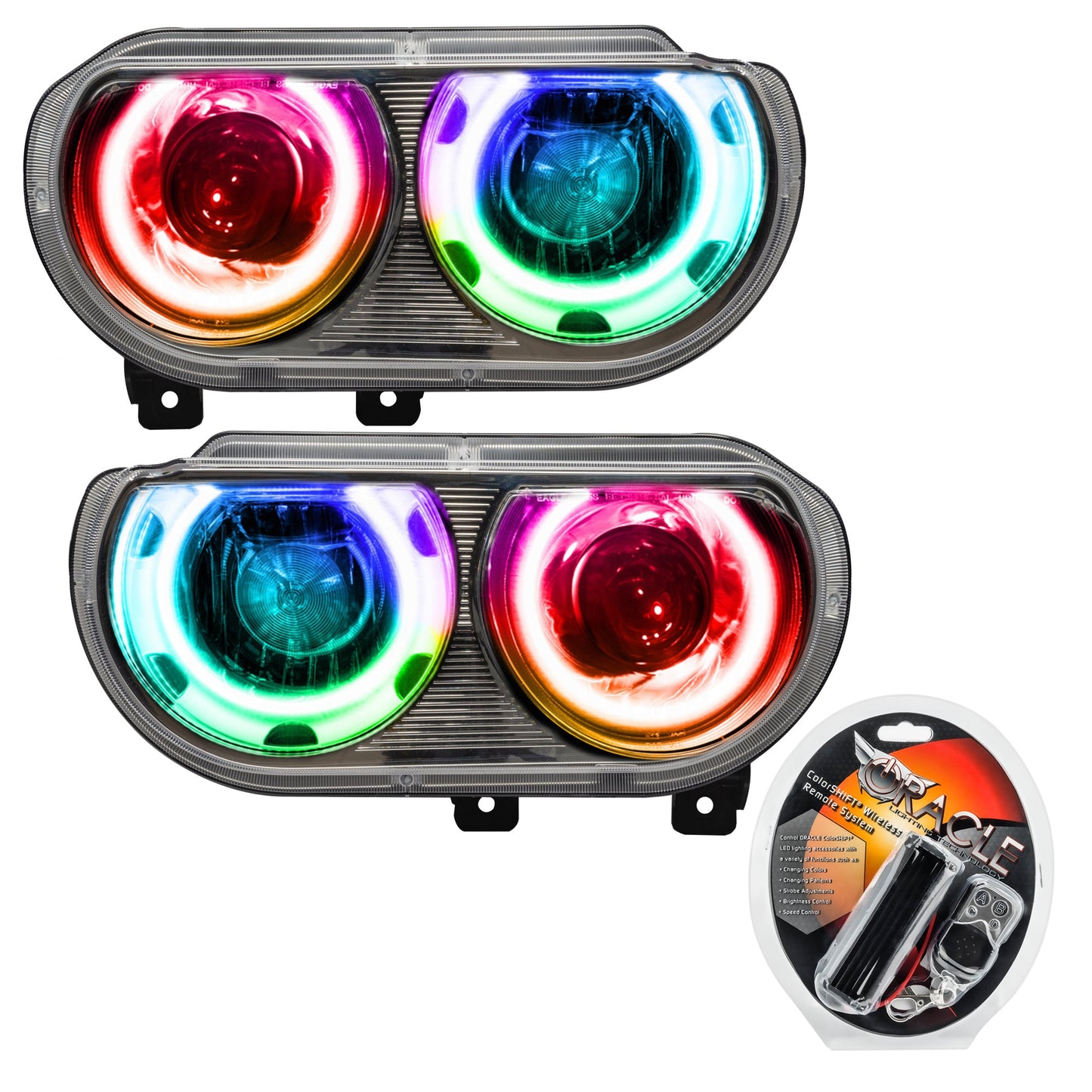 ORACLE Lighting 2008-2014 Dodge Challenger Pre-Assembled Headlights - HID by ORACLE Lighting