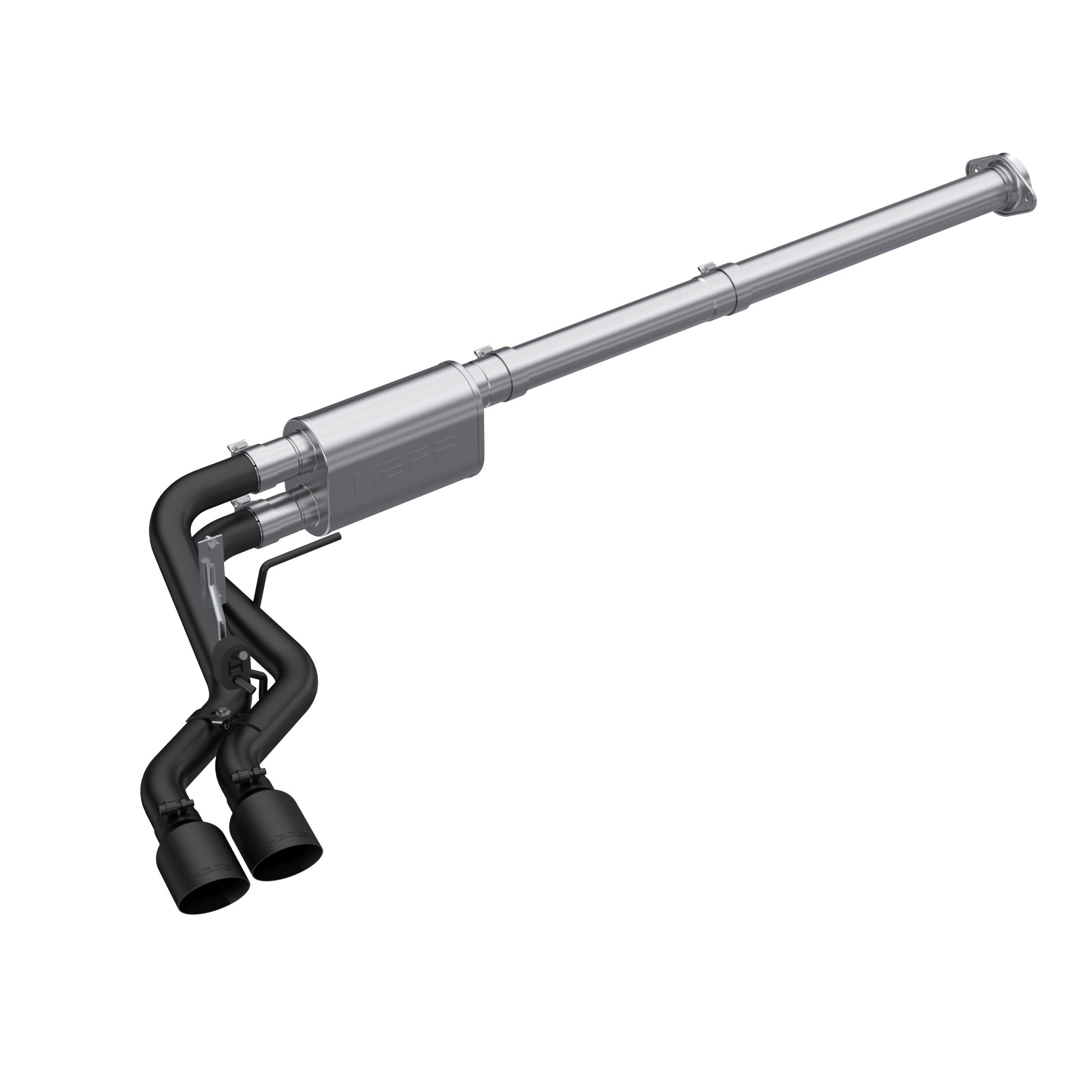 3in. Cat-Back. 2.5in. Dual Pre-Axle. BLK by MBRP Exhaust