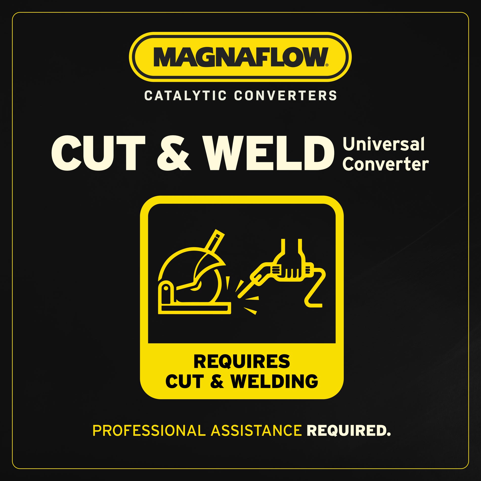 Magnaflow Standard Grade Universal Catalytic Converter - 2.50in. by MagnaFlow Exhaust Products