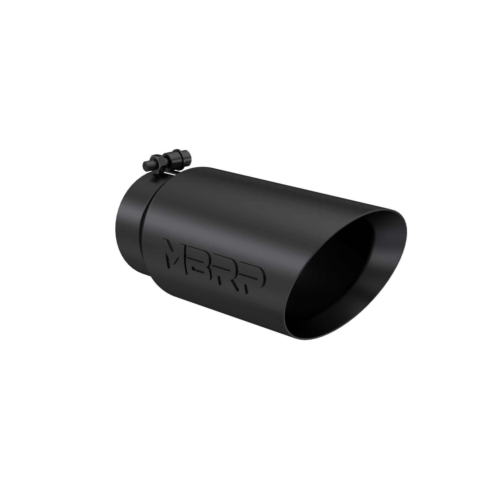 Tip. 5in. O.D.. Dual Wall Angled. 4in. inlet 12in. Length. Black Coated. by MBRP Exhaust