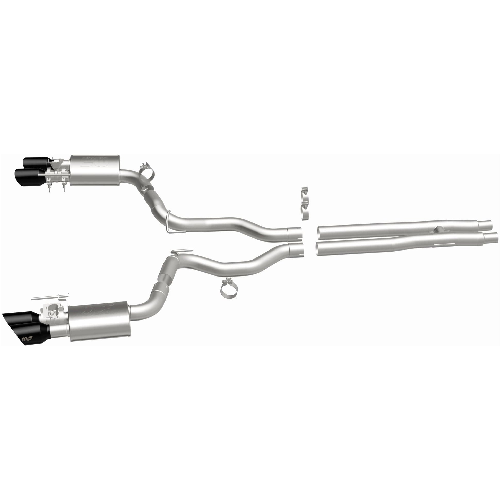 Magnaflow Competition Series Black Chrome Tips Cat-Back System by MagnaFlow Exhaust Products