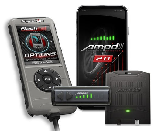 Superchips Flashcal and Amp'd 2.0 Kit by Superchips