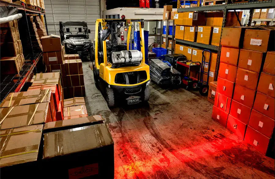Forklift/Tractor LED Safety Red-Line Pedestrian Awareness LED Light by ORACLE Lighting