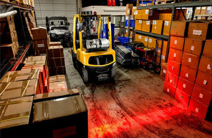 Forklift/Tractor LED Safety Red-Line Pedestrian Awareness LED Light by ORACLE Lighting