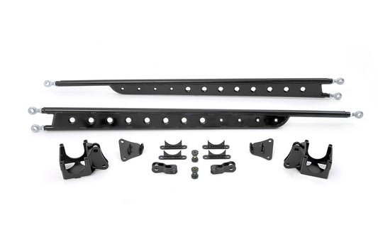 SUPER DUTY TRCTN BARS BLACK. by Fabtech