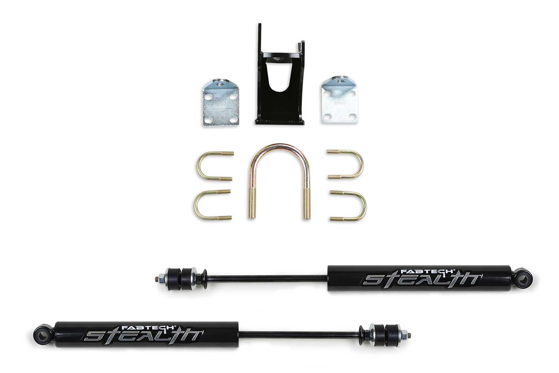 STEALTH DUAL STEERING STAB KIT. by Fabtech