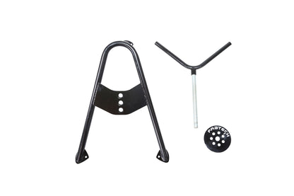 SPARE TIRE MNT ANGLED BLACK. by Fabtech