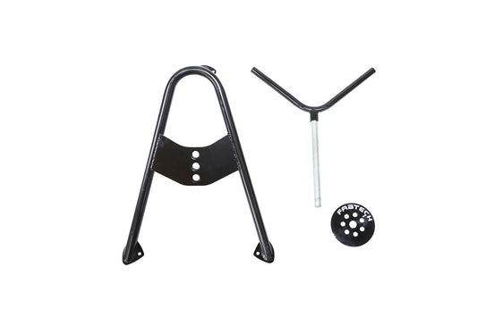 SPARE TIRE MNT ANGLED BLACK. by Fabtech