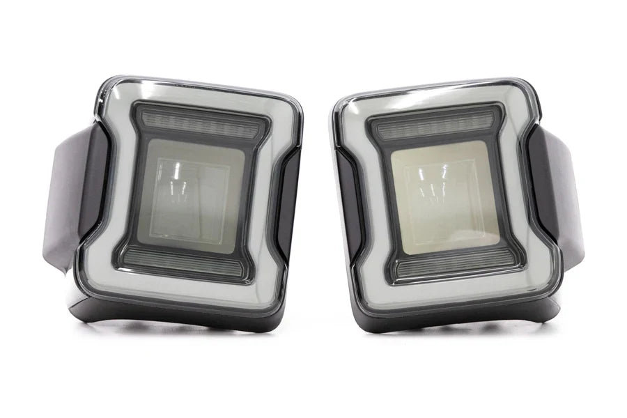 OLM Smoked LED Tail Lights - Wrangler JL by MYX Automotive