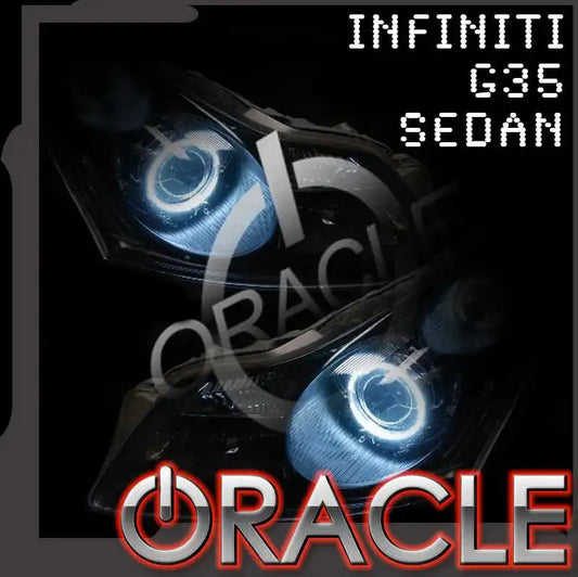 ORACLE Lighting 2007-2009 Infiniti G35 Sedan LED Headlight Halo Kit by ORACLE Lighting