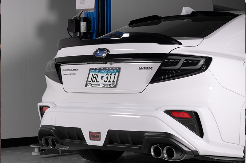 OLM Spec-AR LED Taillights (Smoke Lens/Black Base/White Bar) - 2022+ WRX by MYX Automotive