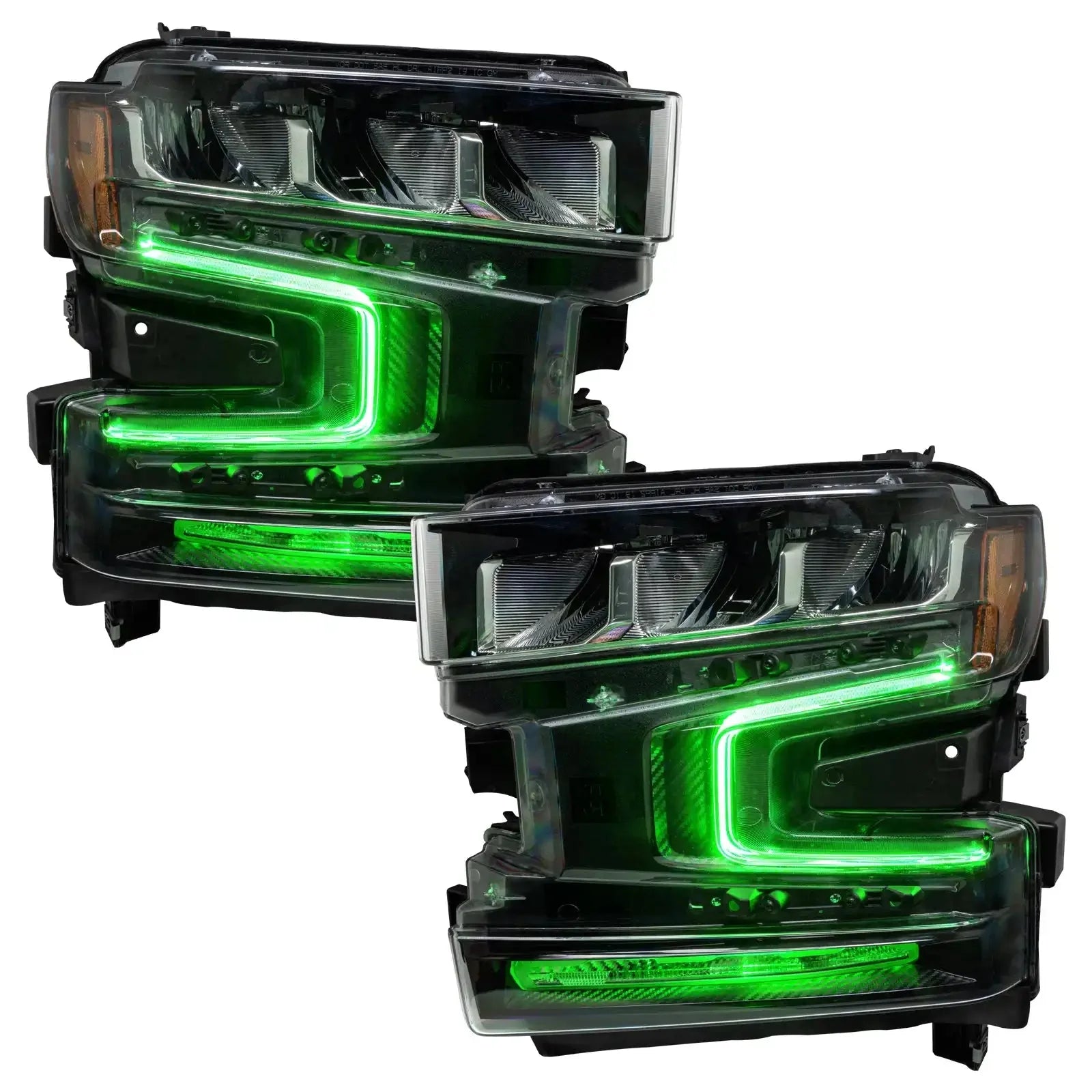 ORACLE Lighting 2019-2022 Chevrolet Silverado 1500 ColorSHIFT RGB+W Headlight DRL Upgrade Kit by ORACLE Lighting