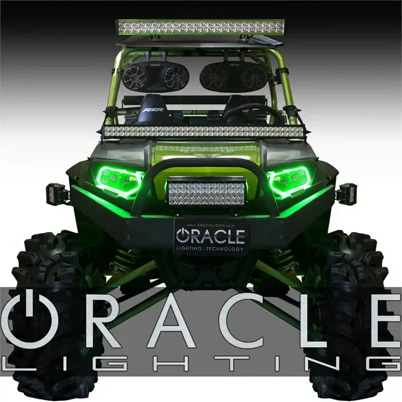 ORACLE Lighting 2009-2016 Polaris RZR LED Headlight Halo Kit by ORACLE Lighting