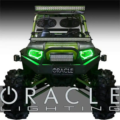 ORACLE Lighting 2009-2016 Polaris RZR LED Headlight Halo Kit by ORACLE Lighting