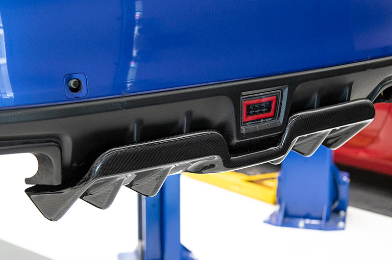 OLM A1 Style Carbon Fiber Rear Diffuser - 2015-2021 WRX / STI by OLM