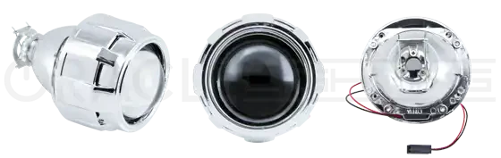 ORACLE 2.5" Bi-Xenon 70mm H1 6.1 Retrofit Projectors (Pair) w/Bezels by ORACLE Lighting