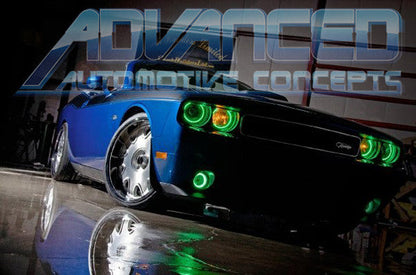 ORACLE Lighting 2008-2014 Dodge Challenger LED Headlight Halo Kit - Standard Mount by ORACLE Lighting