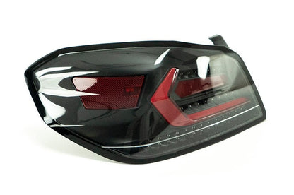 OLM Evolution Tail Lights (Clear Lens, Black Base, Red Bar) - 2015-2021 WRX / STI