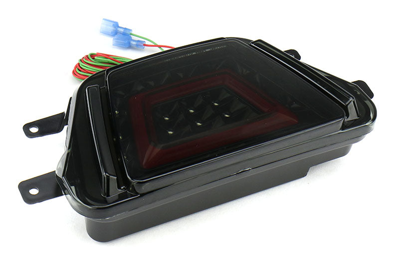 OLM V2 F1 Style Multifunction 4th Brake Light (Smoke Lens, Black Base, Red Bar) - 2020+ Supra by OLM