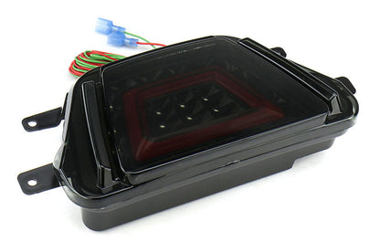 OLM V2 F1 Style Multifunction 4th Brake Light (Smoke Lens, Black Base, Red Bar) - 2020+ Supra by OLM