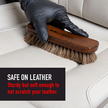 Horse Hair Brush for Cleaning Upholstery by MaxshineUSA