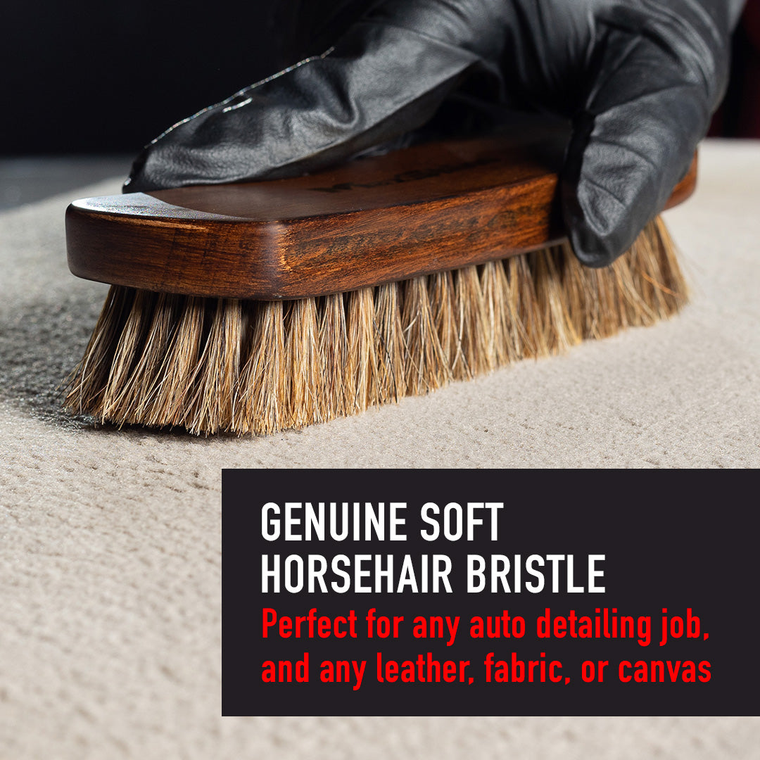 Horse Hair Brush for Cleaning Upholstery by MaxshineUSA