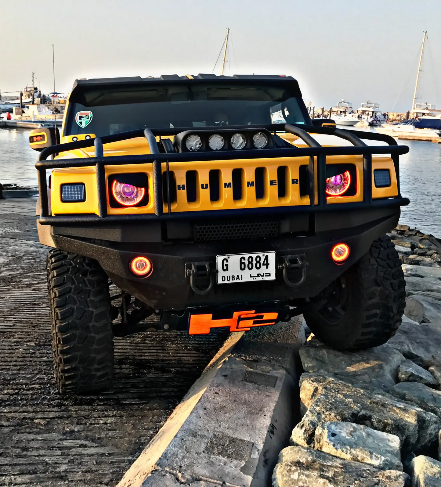 ORACLE Lighting 2003-2010 Hummer H2 LED Fog Light Halo Kit by ORACLE Lighting