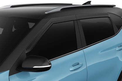 Low Profile Ventvisor Deflector; Smoke; Outside Mount; 4 pc. by Husky Liners