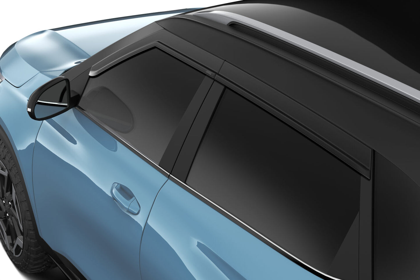 Low Profile Ventvisor Deflector; Smoke; Outside Mount; 4 pc. by Husky Liners