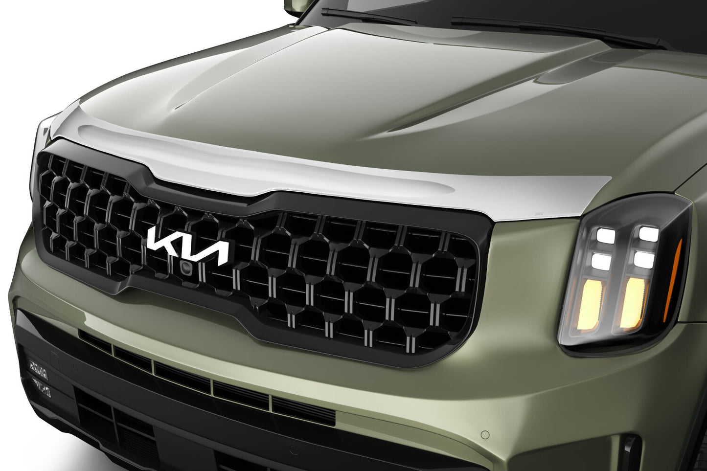 Husky Aeroskin Hood Protector - Chrome by Husky Liners