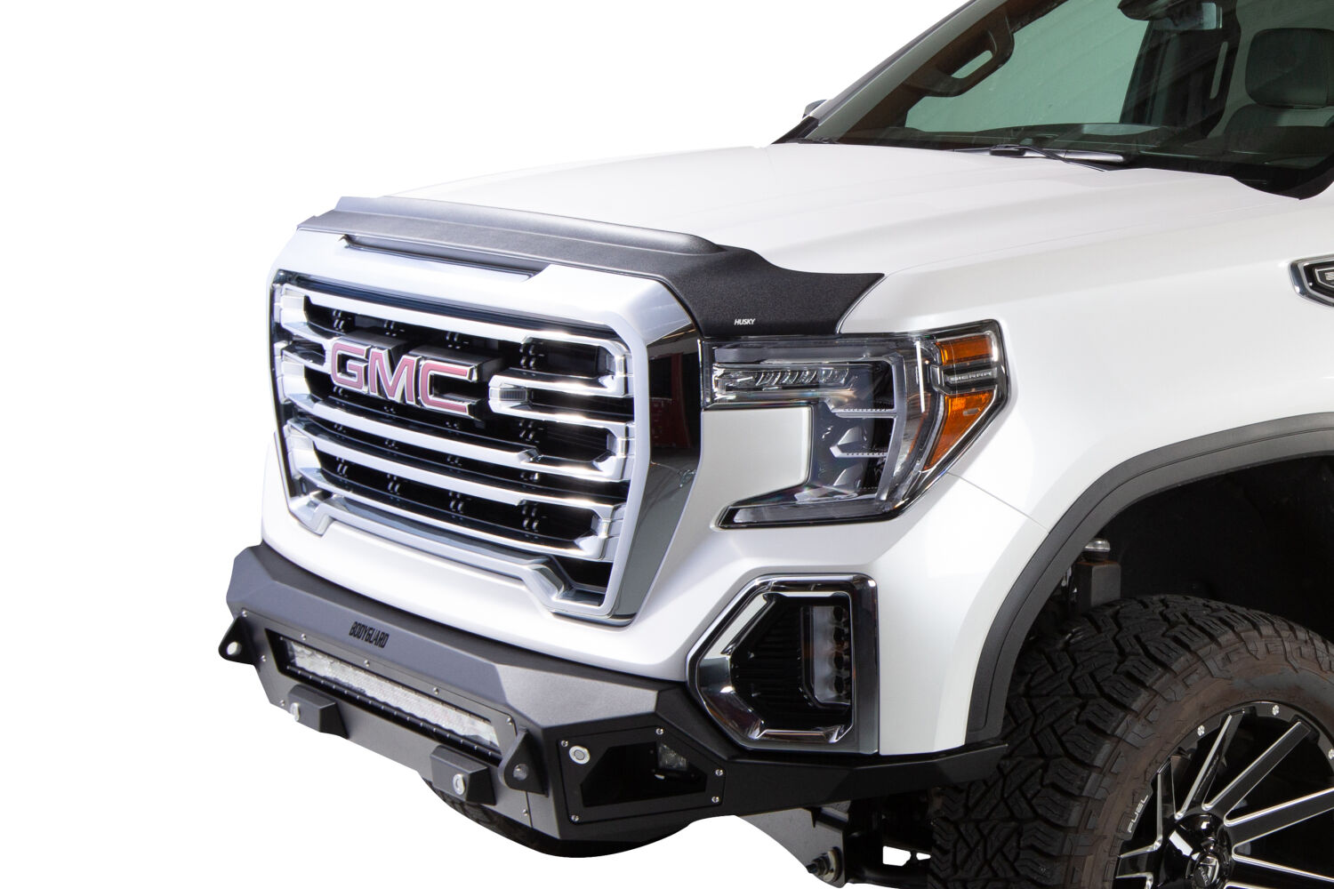 Aeroskin II Hood Protector - Matte Black Low Profile by Husky Liners