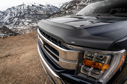 Aeroskin II Hood Protector - Matte Black Low Profile by Husky Liners