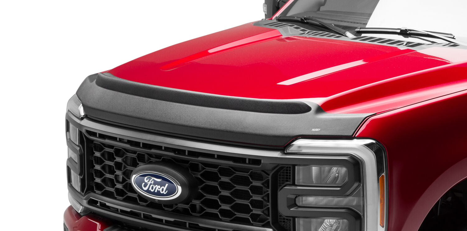 Aeroskin II Hood Protector - Matte Black Low Profile by Husky Liners
