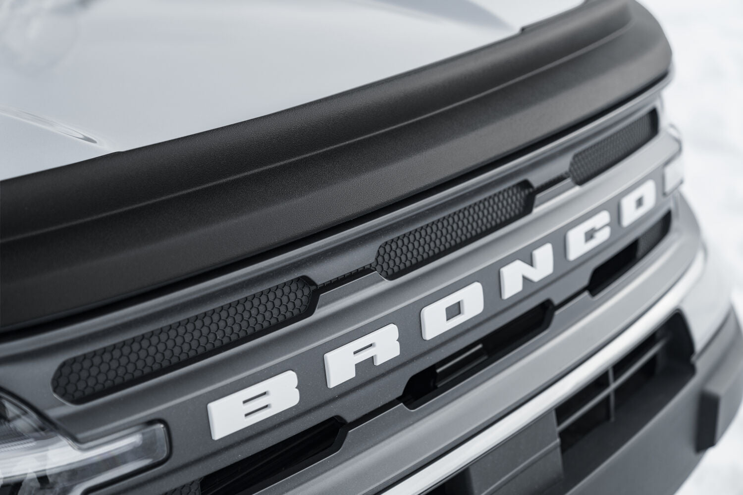 Aeroskin II Hood Protector - Matte Black Low Profile by Husky Liners