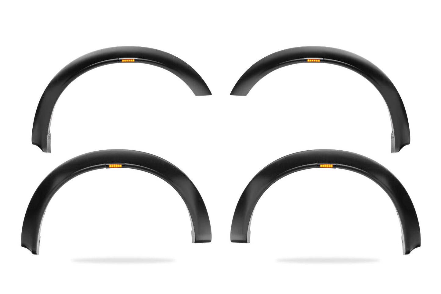 RVL Fender Flares Black Smooth Finish 4-Piece Set by Husky Liners