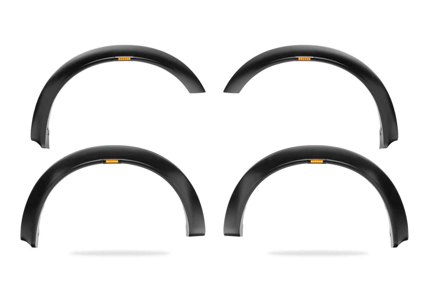 RVL Fender Flares Black Smooth Finish 4-Piece Set by Husky Liners