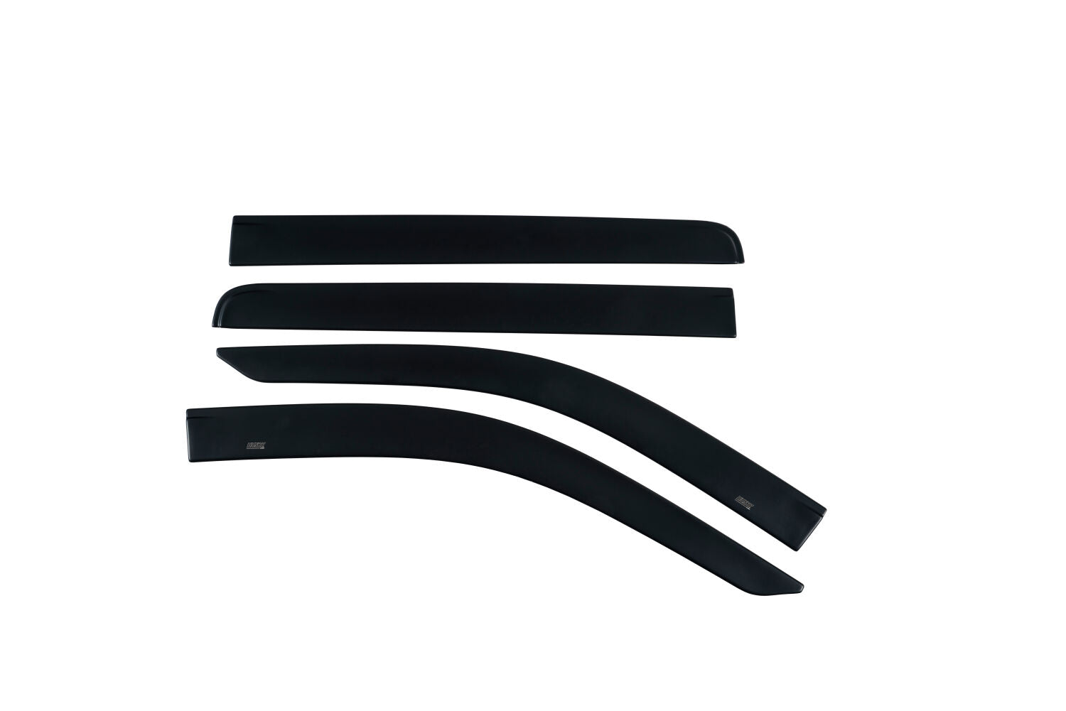 Low Profile Ventvisor Deflector; Matte Black; In-Channel Mount; 4 pc. by Husky Liners