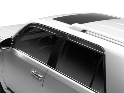 Low Profile Ventvisor Deflector; Smoke; Outside Mount; 4 pc. by Husky Liners