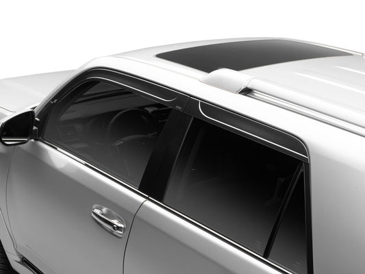 Low Profile Ventvisor Deflector; Smoke; Outside Mount; 4 pc. by Husky Liners