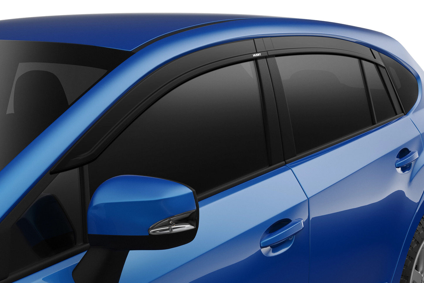 Low Profile Ventvisor Deflector; Smoke; Outside Mount; 4 pc. by Husky Liners