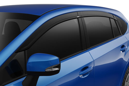 Low Profile Ventvisor Deflector; Smoke; Outside Mount; 4 pc. by Husky Liners
